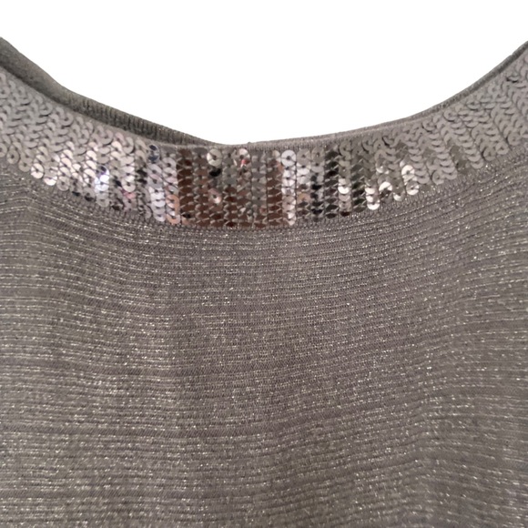 Marciano Grey Silver Mini Dress - Size XS - Picture 3 of 8